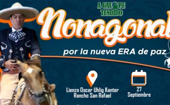 Nonagonal por la nueva ERA de paz, Chiapas, Charrería, Tuxtla Gutiérrez