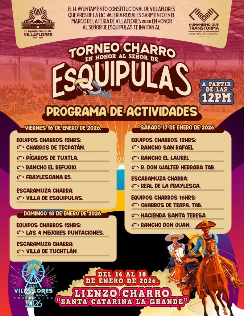 Torneo Charro en honor al Señor de Esquipulas 2026