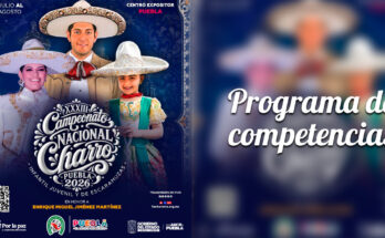 Programa, Competetencias, XXXIII Campeonato Nacional Charro Infantil, Juvenil y de Escaramuzas 2026
