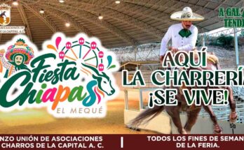 Fiesta Chiapas 2026, El Meque, charrería, Tuxtla